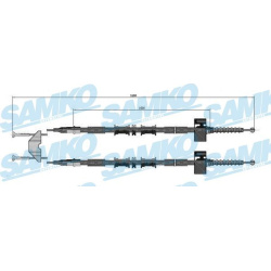 trosas, stovėjimo stabdys
                                SAMKO                                C0594B, SAMKO, C0594B, auto d