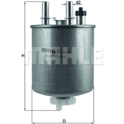 Filtras kuro diesel
                                MAHLE                                                KL834, MAHLE, KL834,