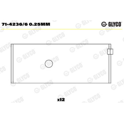 Švaistiklio indėklas
                                GLYCO                                                71-4236/6 0.25MM,