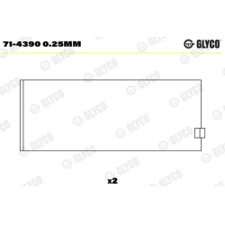 Švaistiklio indėklas
                                GLYCO                                                71-4390 0.25MM, G