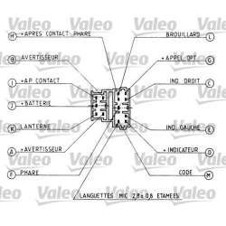 vairo kolonėlės jungiklis
                                VALEO                                251279, VALEO, 251279, auto 