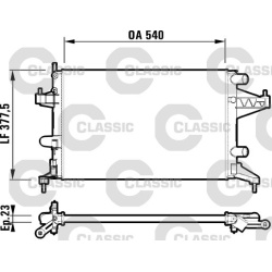 Aušinimo radiatorius
                                VALEO                                232825, VALEO, 232825, auto detal�
