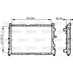 Aušinimo radiatorius
                                VALEO                                731592, VALEO, 731592, auto detal�