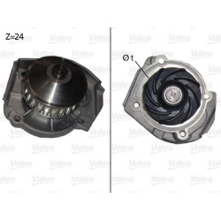 Vandens siurblys, variklio aušinimas
                                VALEO                                506640, VALEO, 506