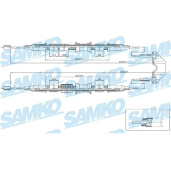trosas, stovėjimo stabdys
                                SAMKO                                                C0536B, SAMKO