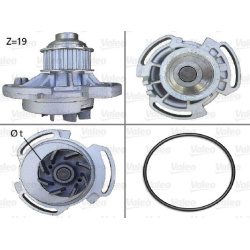 Vandens siurblys, variklio aušinimas
                                VALEO                                506240, VALEO, 506