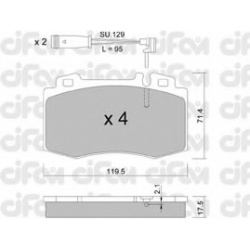 CIFAM                                822-563-0K, Nenurodytas gamintojas, 822-563-0K, auto detalė