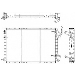 Aušinimo radiatorius
                                NRF                                                58941, NRF, 58941, a