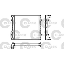 Aušinimo radiatorius
                                VALEO                                231606, VALEO, 231606, auto detal�