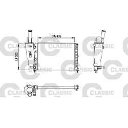 Aušinimo radiatorius
                                VALEO                                230976, VALEO, 230976, auto detal�