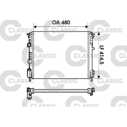Aušinimo radiatorius
                                VALEO                                232621, VALEO, 232621, auto detal�