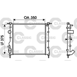 Aušinimo radiatorius
                                VALEO                                232338, VALEO, 232338, auto detal�
