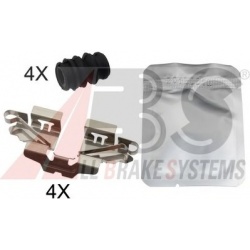 priedų komplektas, diskinių stabdžių trinkelės
                                A.B.S.                                   