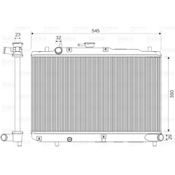 Aušinimo radiatorius
                                VALEO                                731036, VALEO, 731036, auto detal�