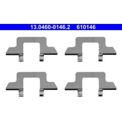 priedų komplektas, diskinių stabdžių trinkelės
                                ATE                                      