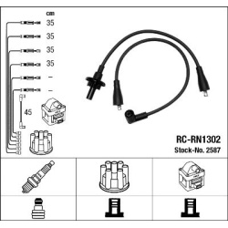 uždegimo laido komplektas
                                NGK                                                2587, NGK, 2587