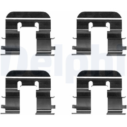 priedų komplektas, diskinių stabdžių trinkelės
                                DELPHI                                   