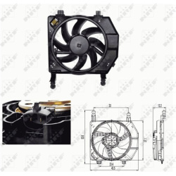 ventiliatorius, radiatoriaus
                                NRF                                                47681, NRF, 4