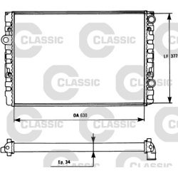 Aušinimo radiatorius
                                VALEO                                231127, VALEO, 231127, auto detal�