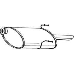 galinis duslintuvas
                                BOSAL                                                190-861, Nenurodytas
