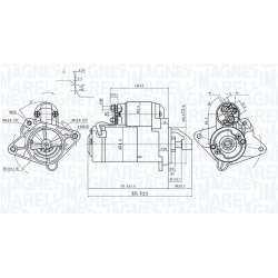 Starteris
                                MAGNETI MARELLI                                                063728021810, MAGNET