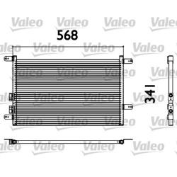 kondensatorius, oro kondicionierius
                                VALEO                                817527, VALEO, 81752