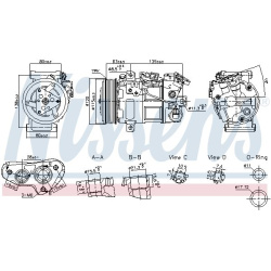 kompresorius, oro kondicionierius ** FIRST FIT **
                                NISSENS                                    