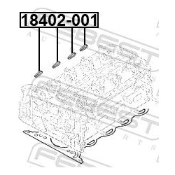 tarpiklis, įsiurbimo kolektorius
                                FEBEST                                18402-001, Nenurodyta