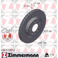 stabdžių diskas (1vnt) SPORT Z
                                ZIMMERMANN                                                45