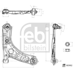 pakabos svirtis
                                FEBI BILSTEIN                                                185902, FEBI BIL