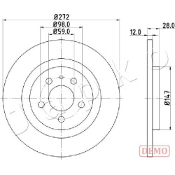 stabdžių diskas (1vnt)
                                JAPKO                                                610606C, Nenuro