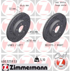 stabdžių diskas (1vnt) BLACK Z
                                ZIMMERMANN                                600.3259.53, Nenur