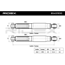 amortizatorius
                                RIDEX                                                854S1930, Nenurodytas gam