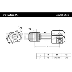 stabilizatoriaus traukė
                                RIDEX                                3229S0615, Nenurodytas gamintoj