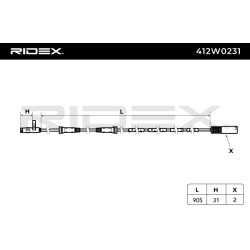 jutiklis, rato greitis
                                RIDEX                                                412W0231, Nenurod