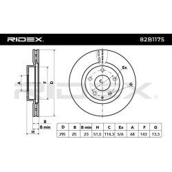 RIDEX                                                82B1175, Nenurodytas gamintojas, 82B1175, auto detalė