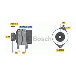 Kintamosios srovės generatorius
                                BOSCH                                                0986038