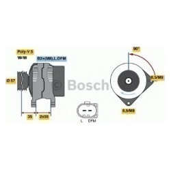 kintamosios srovės generatorius
                                BOSCH                                                0986049