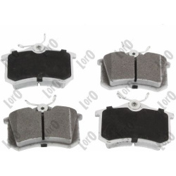 stabdžių trinkelių rinkinys, diskinis stabdys LORO
                                ABAKUS                                 