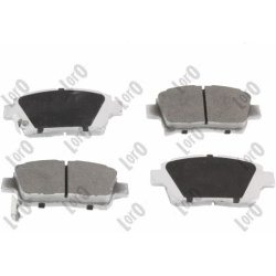 stabdžių trinkelių rinkinys, diskinis stabdys LORO
                                ABAKUS                                 