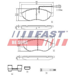 FAST                                                FT29155, FAST, FT29155, auto detalė