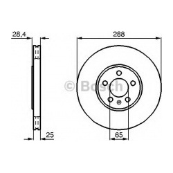 stabdžių diskas (1vnt)
BOSCH 0986478619, BOS