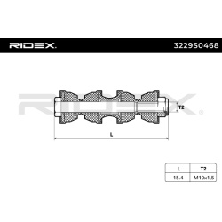 stabilizatoriaus traukė
                                RIDEX                                                3229S0468, Nenu