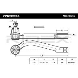 vairo traukės antgalis
                                RIDEX                                                914T0213, Nenuro