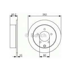 stabdžių diskas (1vnt)
                                BOSCH                                                0986479A41, BOS