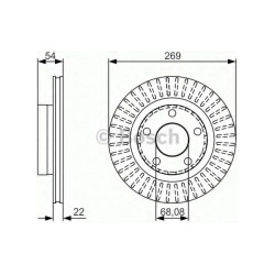 stabdžių diskas (1vnt)
                                BOSCH                                                0986479A42, BOS