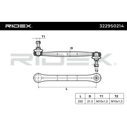 stabilizatoriaus traukė
                                RIDEX                                3229S0214, Nenurodytas gamintoj