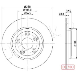 stabdžių diskas (1vnt)
                                JAPKO                                                610315C, Nenuro
