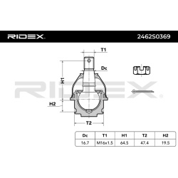 Šarnyras
                                RIDEX                                                2462S0369, Nenurodytas gaminto