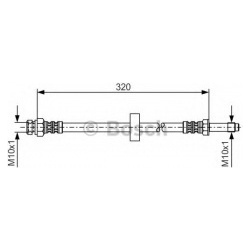 stabdžių žarnelė
                                BOSCH                                                1987476317, BOSCH, 